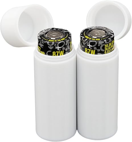 Funda para batería Slimline 21700, material suave y duradero - Paquete de 2 (soporta 1 batería)