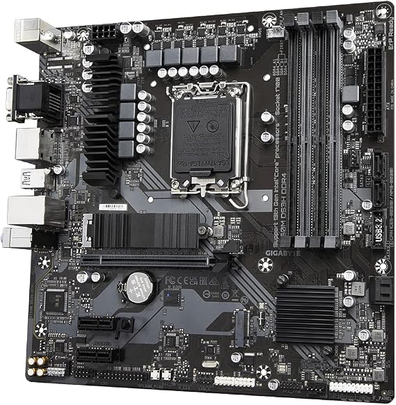 GIGABYTE B760M DS3H DDR4 HDMI TYPE-C DP PCIe 16X v4.0 1700p mATX