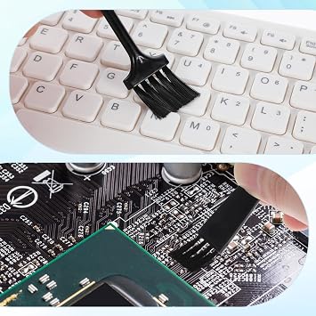 10 Pcs Anti Static Brush Small Keyboard Brush Computer Keyboard Laptop Cleaning Brushes Small Portable Cleaning Brushes for Clean Computer Motherboard Fans Keyboards Camera