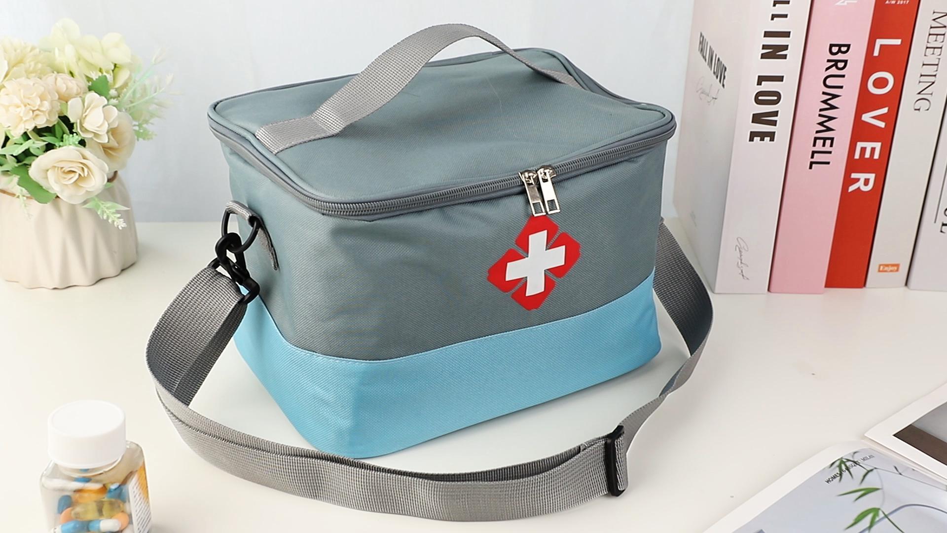 Trousse De Secours Zasjon - Sac Étanche Grande Capacité - Idéal Maison, Voyage, Randonnée - 26x20x18cm