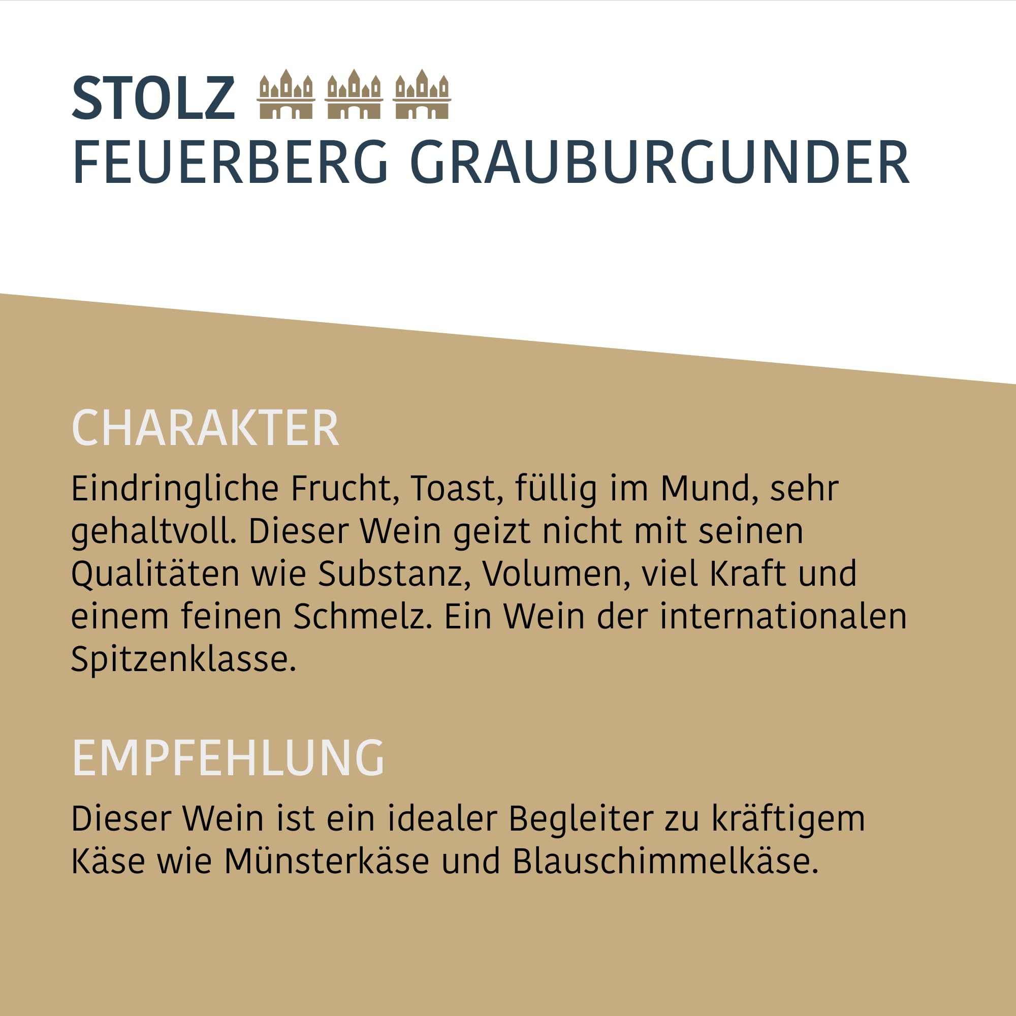 Burkheimer Barrique Wein Tasting Set – Spätburgunder, Grauburgunder & Chardonnay Wein-Paket trocken – kraftvoll, komplex & goldprämiert – Stolz Kollektion – vom Kaiserstuhl (3 x 0,75l)