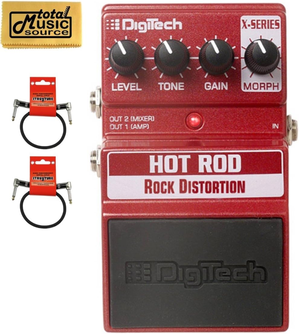 DigiTech X-Series Hot Rod Rock Distortion, Three Distinct Distortion Sounds, XHR