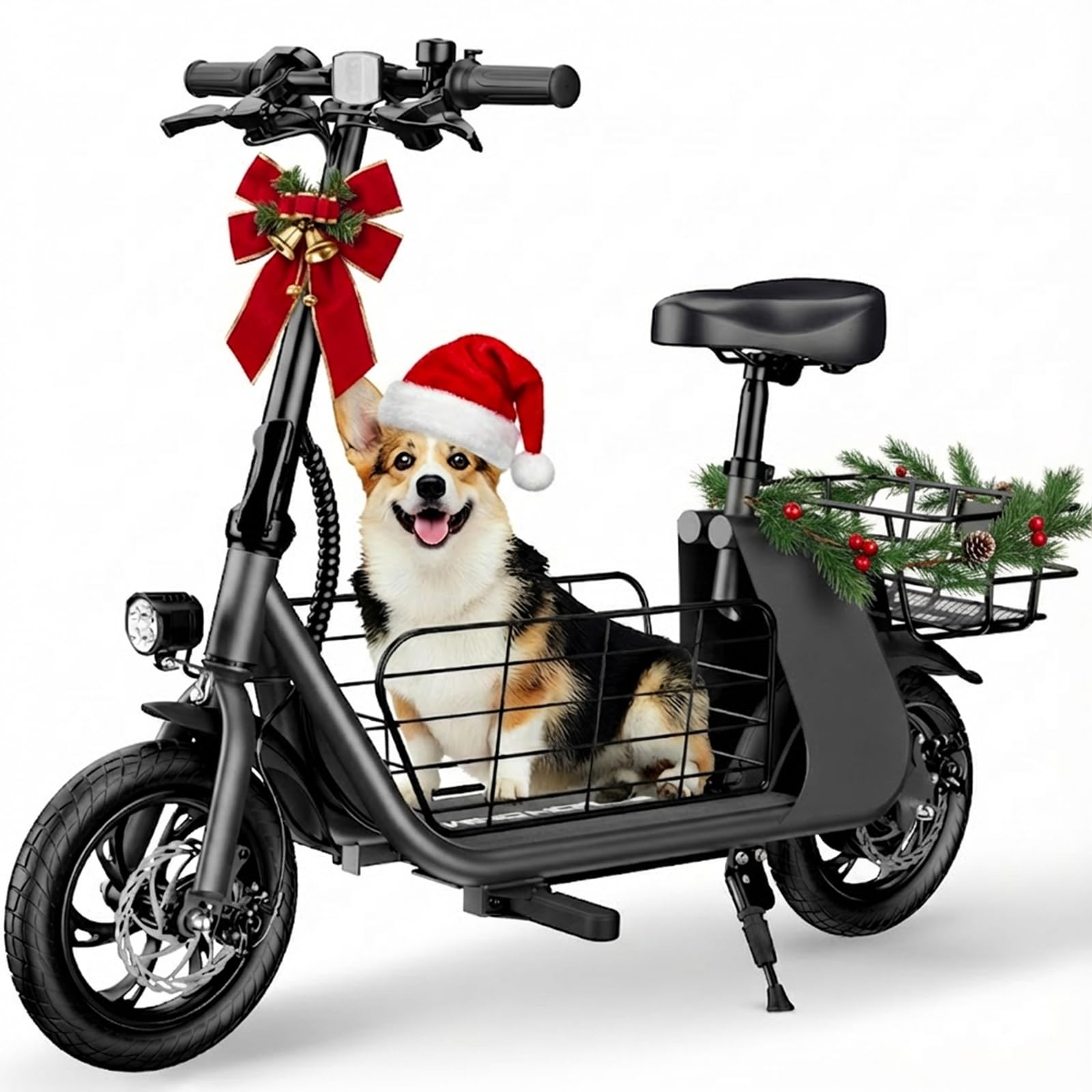 Windhorse Electric Scooter with Seat 20 Miles Range 15 5 MPH Speed 650W Peak Motor Power Dual Disc