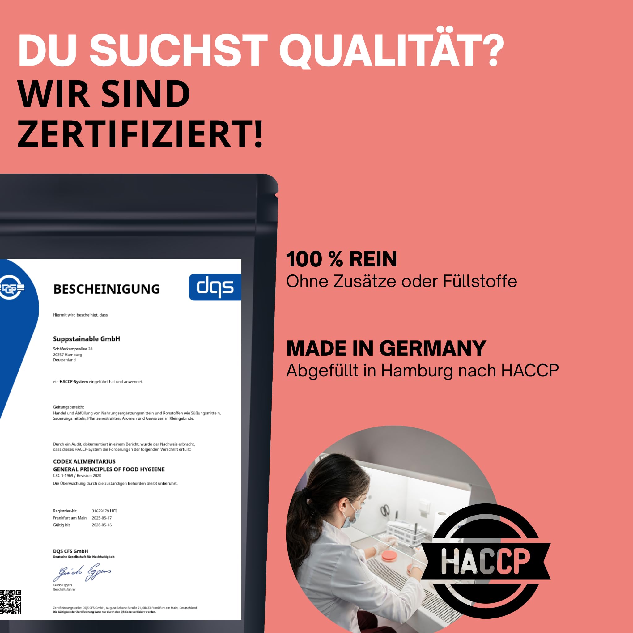 Ingreo Erythrit Pulver – 100 % natürlicher Zuckerersatz | Kalorienfrei, zahnfreundlich, keto-geeignet | Ohne Zusätze, Made in Germany – abgefüllt in Hamburg (25kg)
