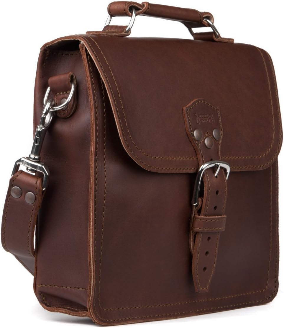 Saddleback Leather Co. Indiana Messenger Gear Bag Full