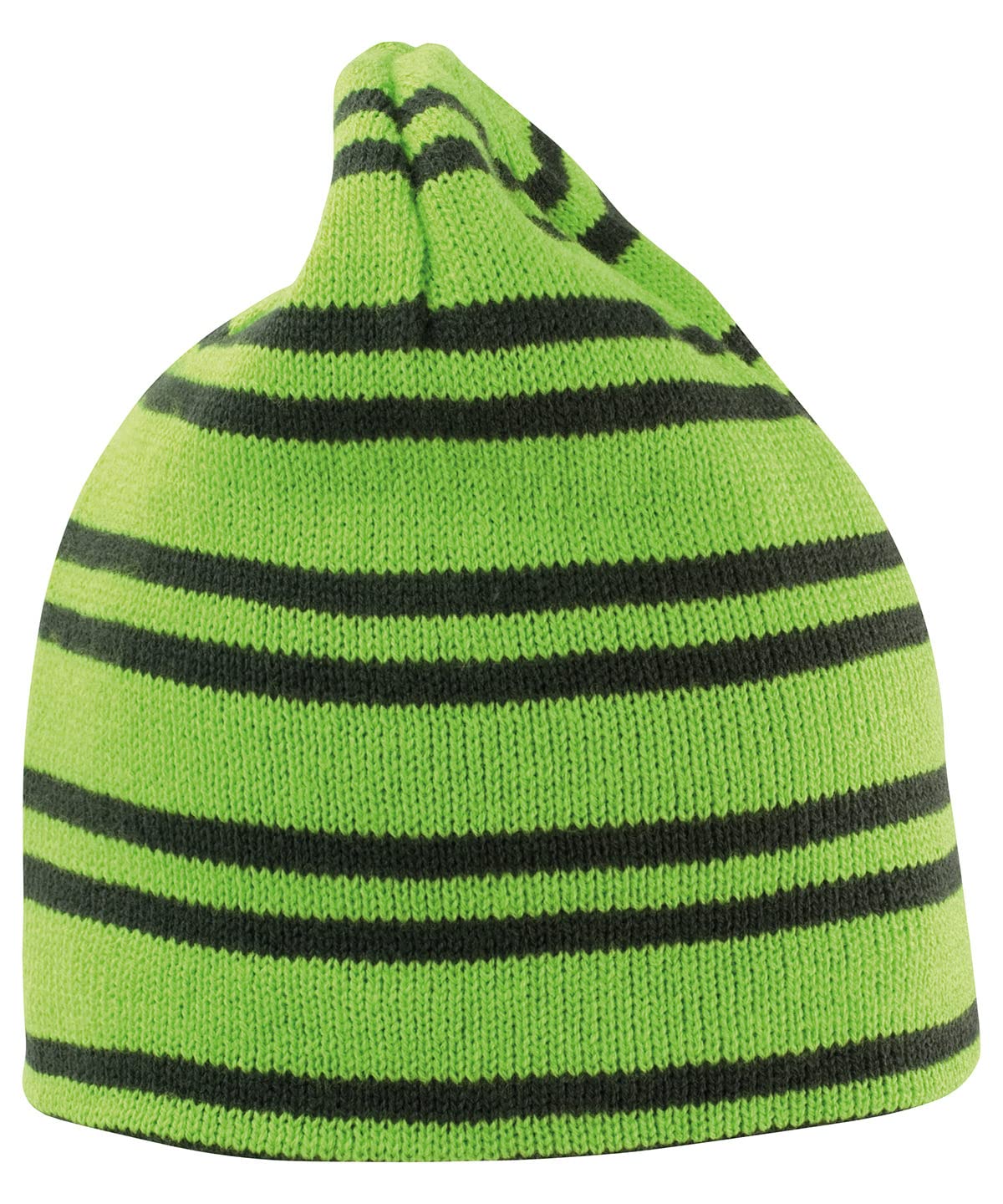 Result Winter Essential RC354X Team Reversible Beanie - Lime/Grey/Grey - One Size