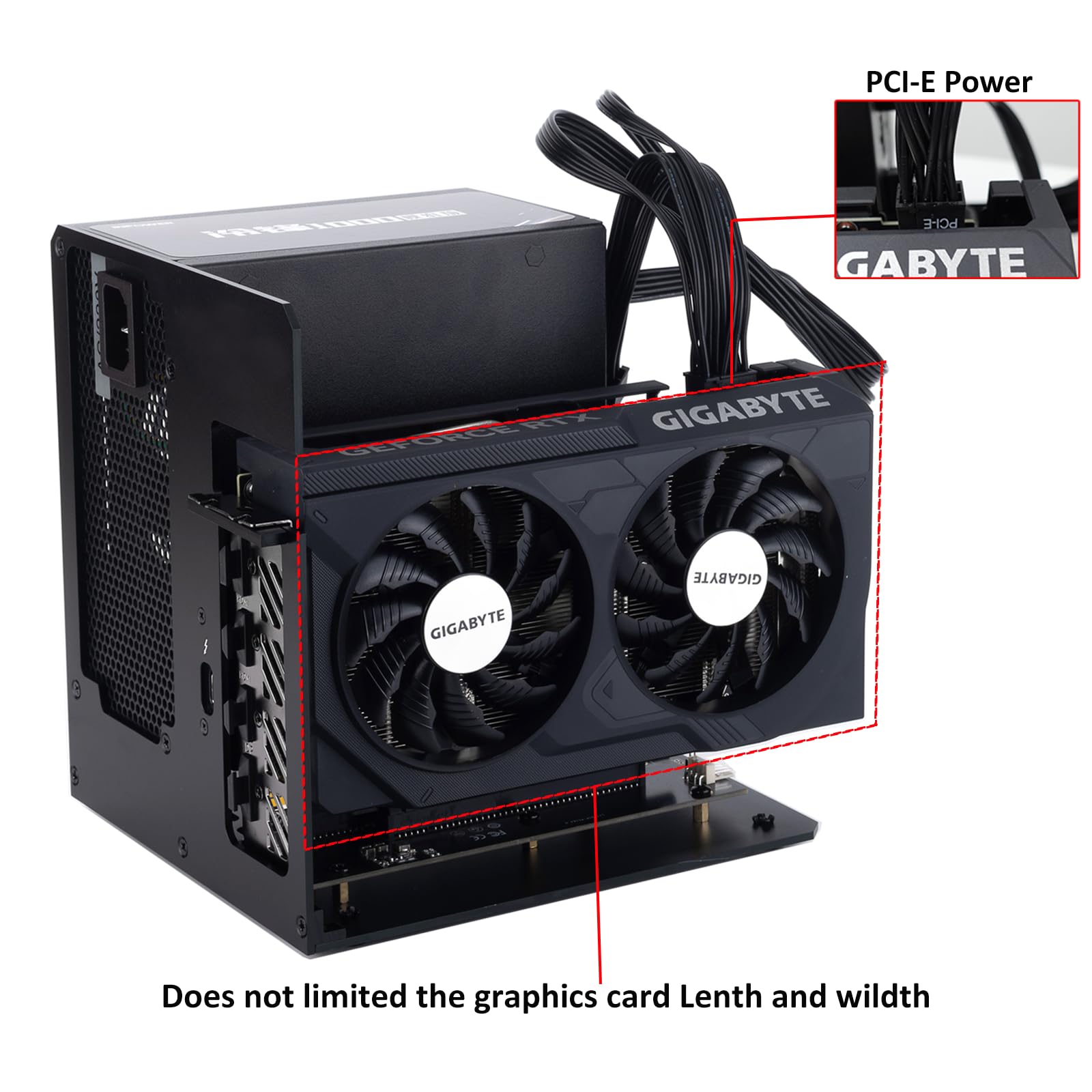 Amazon.co.jp: YLIDXY アルミニウム製外部GPUエンクロージャ