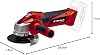 Einhell Akülü Avuç Taşlama TC-AG 18/115 Li-Solo Power X-Change (18 V, 115 mm disk çapı, 28 mm kesme derinliği, yumuşak başlatma, kesme diski ve akü dahil değildir) [Enerji Sınıfı A+]