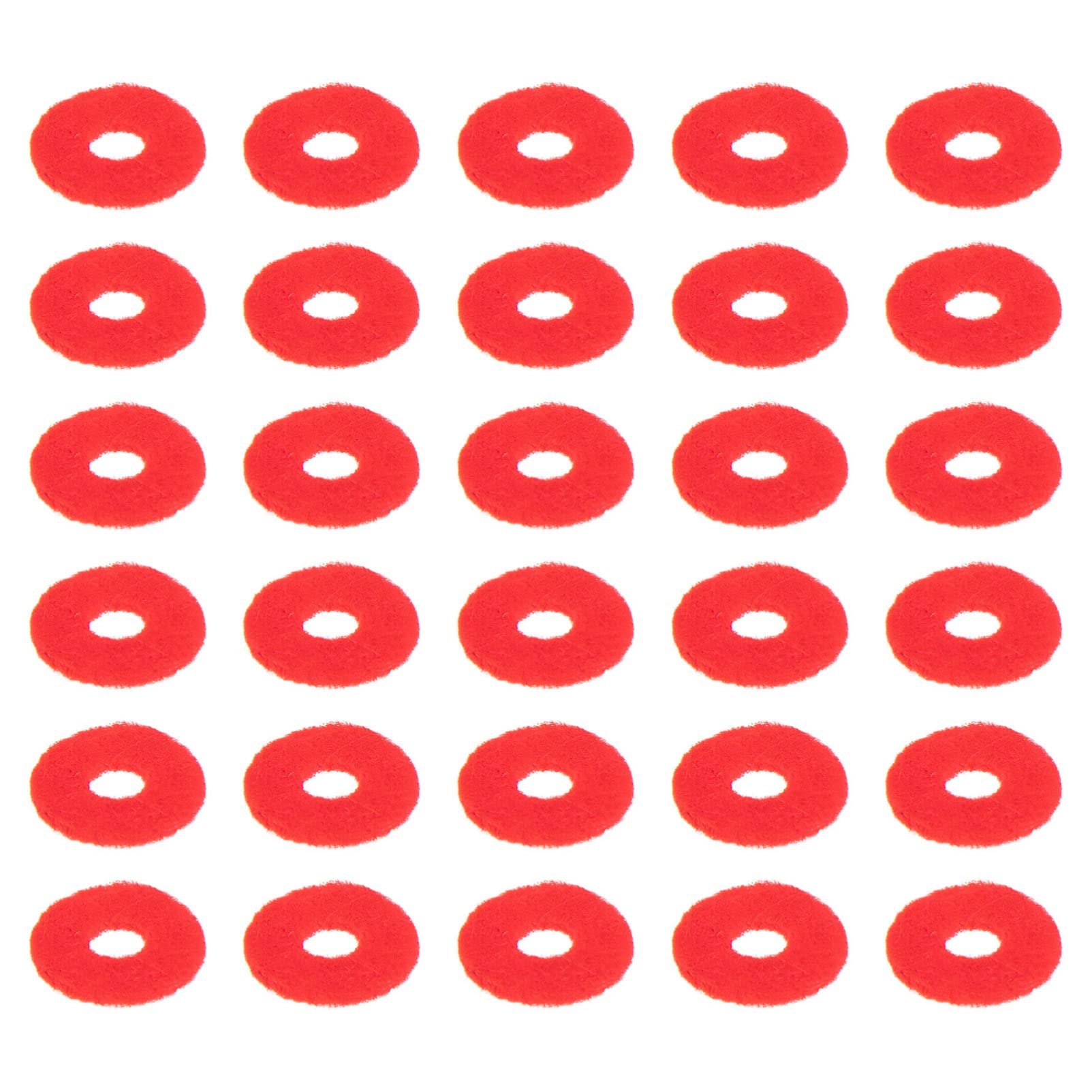 HANABASS 90Pcs Piano Regulating Felt Washers for Key Balance Repair Durable Thickness for Piano Tuning Easy Installation Essential Replacement Tool