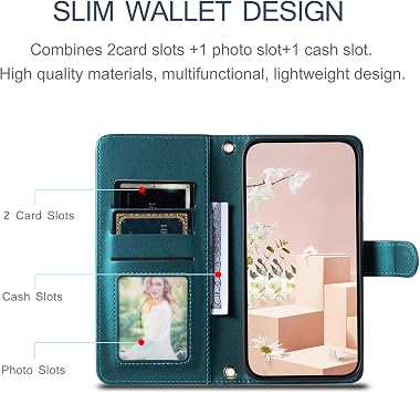 Rhombus Leather Wallet for Oppo Realme Neo 7X 5G Bling Glitter Flip Protective Folio Cover Green Holster Sparkle Case With Kickstand 3D Diamond Heart Buckle Wallet Pocket Case for Realme Neo 7X 5G