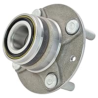 Vista 170 de TRQ Juego de 2 rodamientos de rueda trasera y conjunto de cubo con sensor ABS compatible con Ford Transit Connect 2014-2018