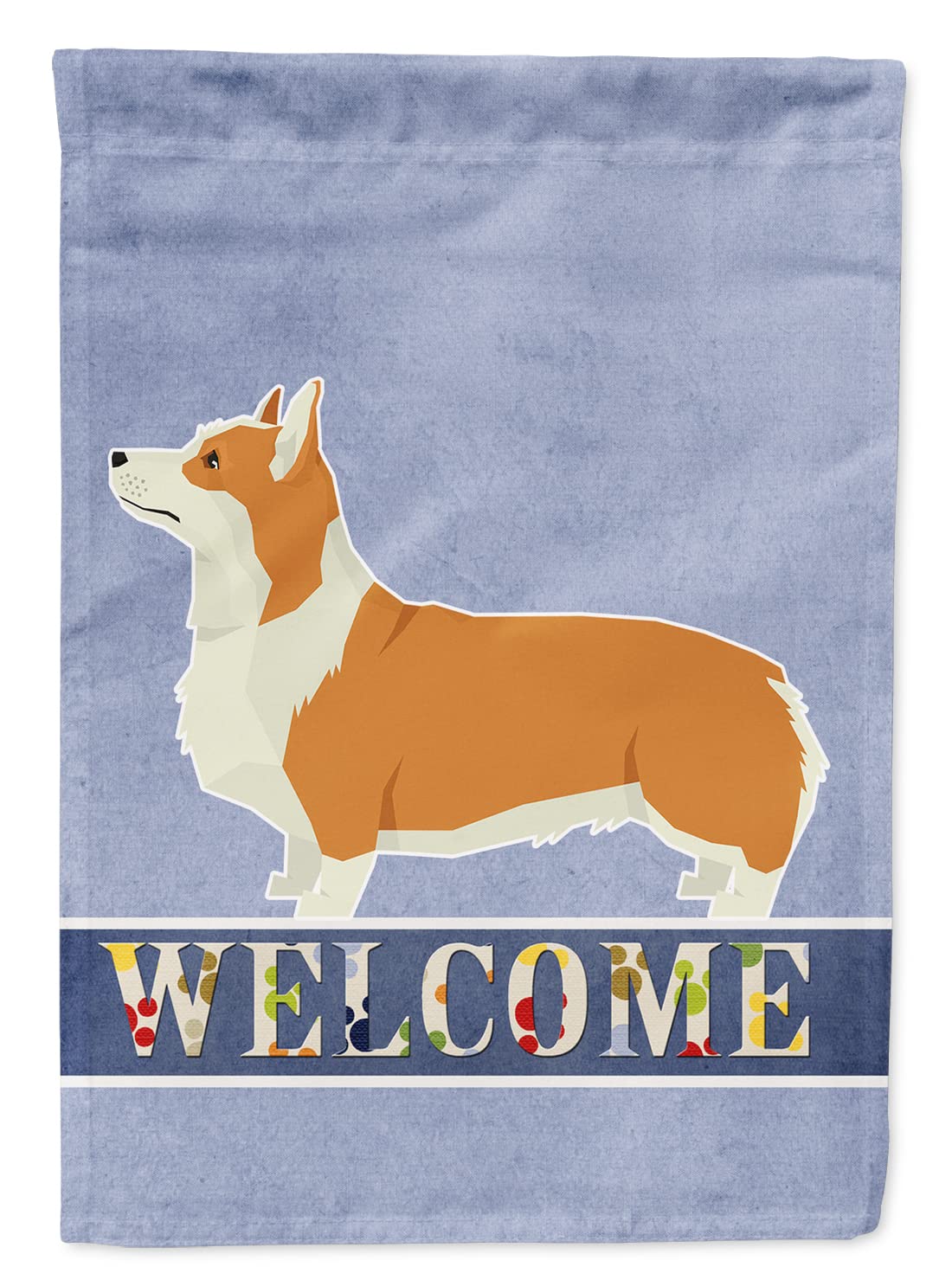 Drapeau pembroke corgi de prestige en toile épaisse haut de gamme