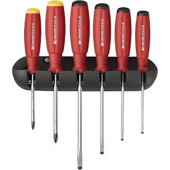 PB Swiss Tools Swiss Grip Screwdriver Set with Holder 8244