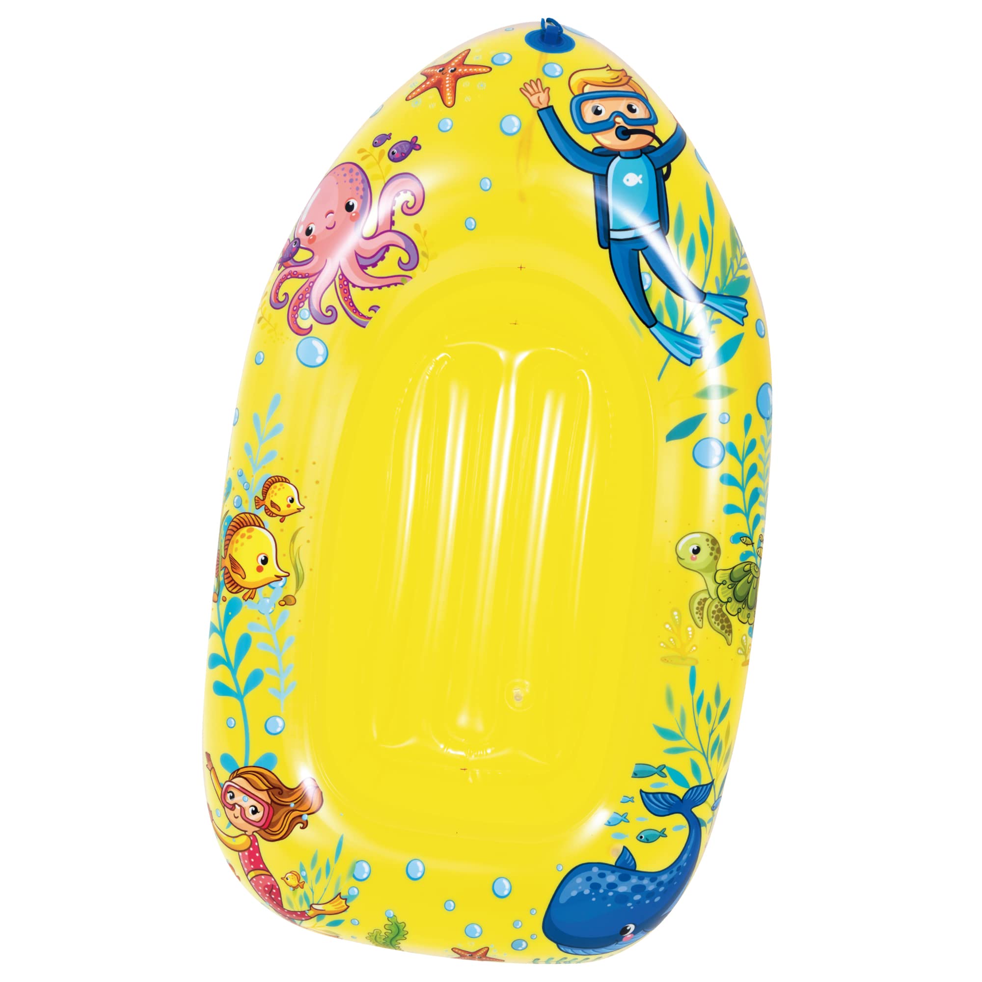 Image secondaire de Bateau Gonflable Coloré BLUE SKY - 112 cm pour Enfants à Partir de 3 Ans