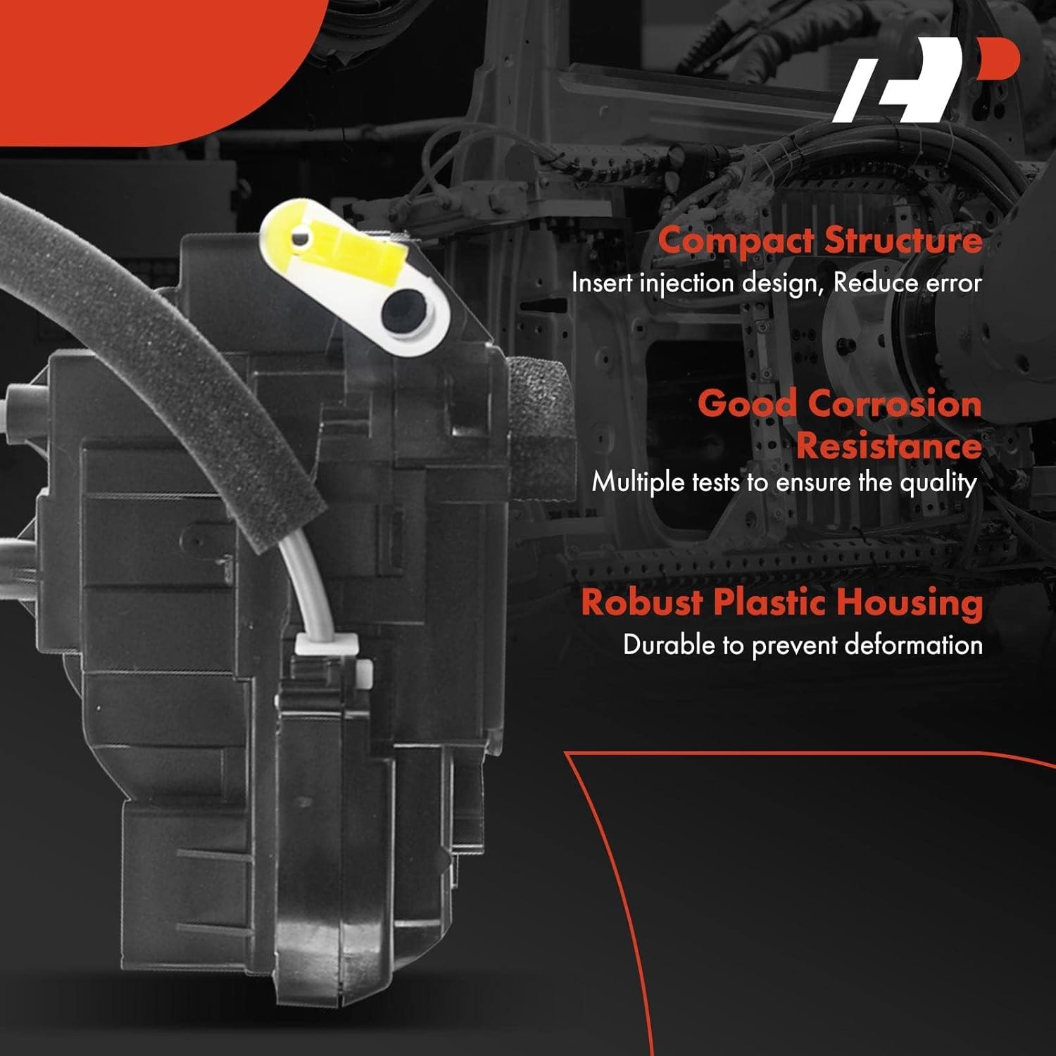 A-Premium Front Left Driver Side Door Lock Actuator Compatible with Nissan Versa 2007-2011, 4-Pin Door Latch Lock Actuator