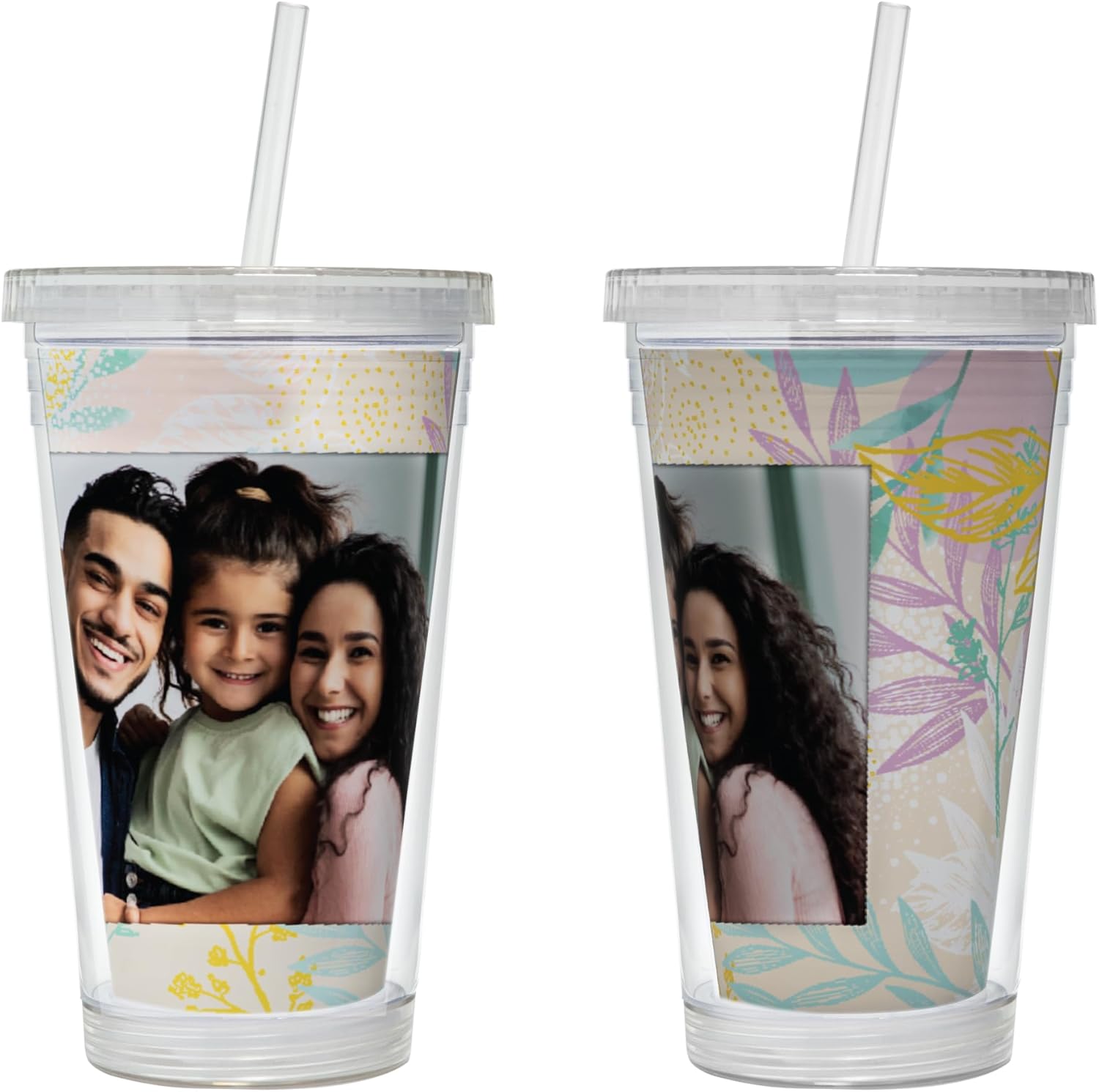 Neil Enterprises, Inc. Photo Acrylic Tumbler with Straw - Image 2