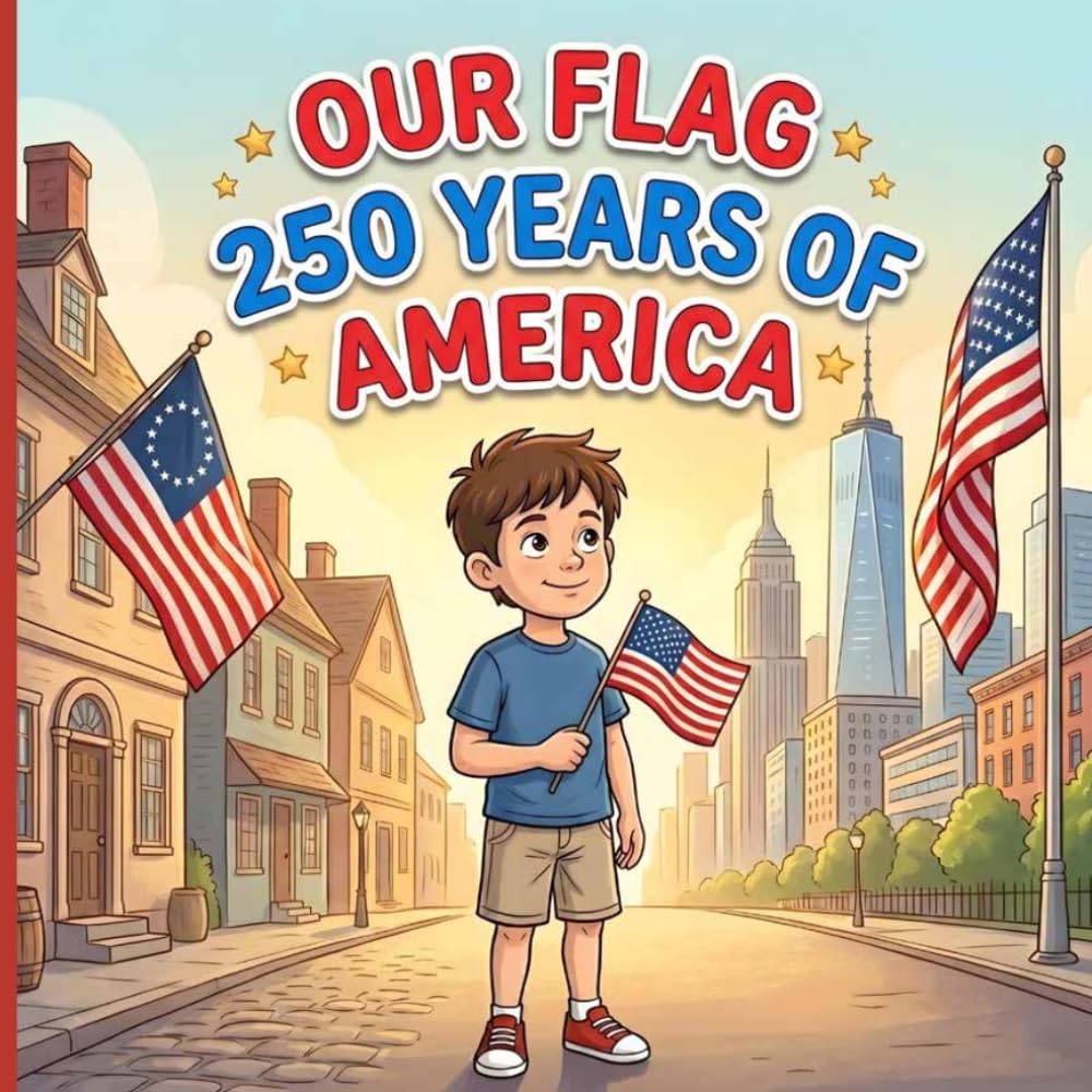 Our Flag, 250 Years of America: A Gentle Educational Story for Kids About the American Flag, Unity, and America’s 250-Year Celebration