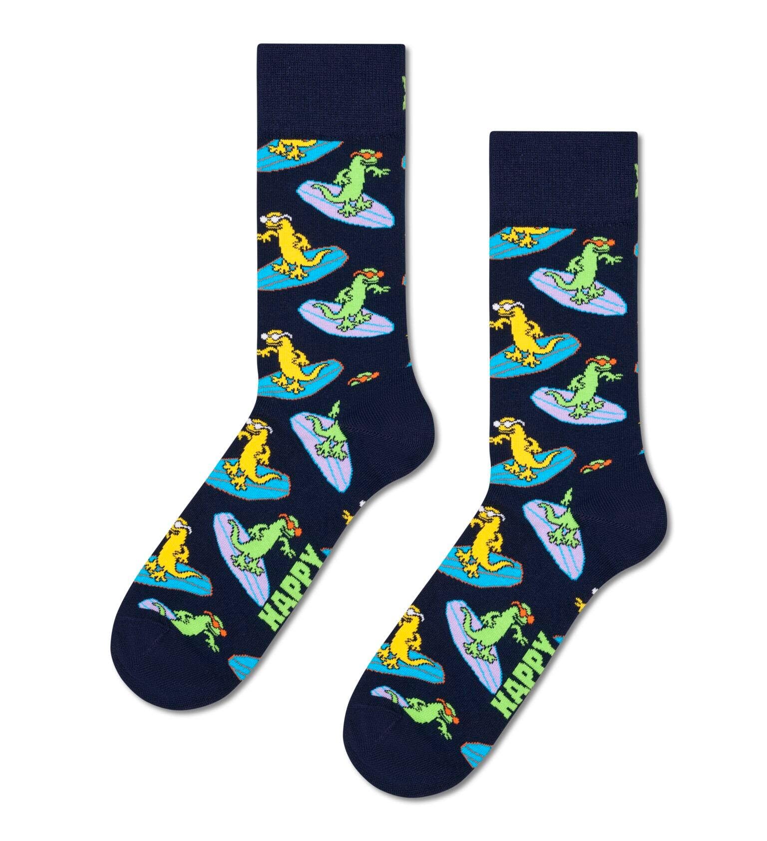 Happy Socks 7-pak 7-dniowy zestaw prezentowy skarpet bawełnianych dla kobiet i mężczyzn w kolorze niebieskim, rozmiar 41-46