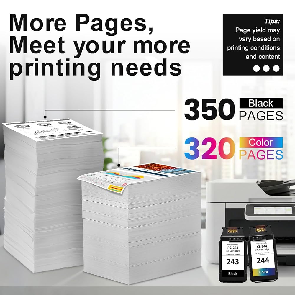 Amazon.co.jp: PG-243/ CL-244 Ink Multi Pack, Compatible to