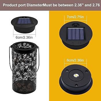 ライト・ランタン R2-S Amazon.com: Solar Lights Replacement Top 2 Pack - 2.76