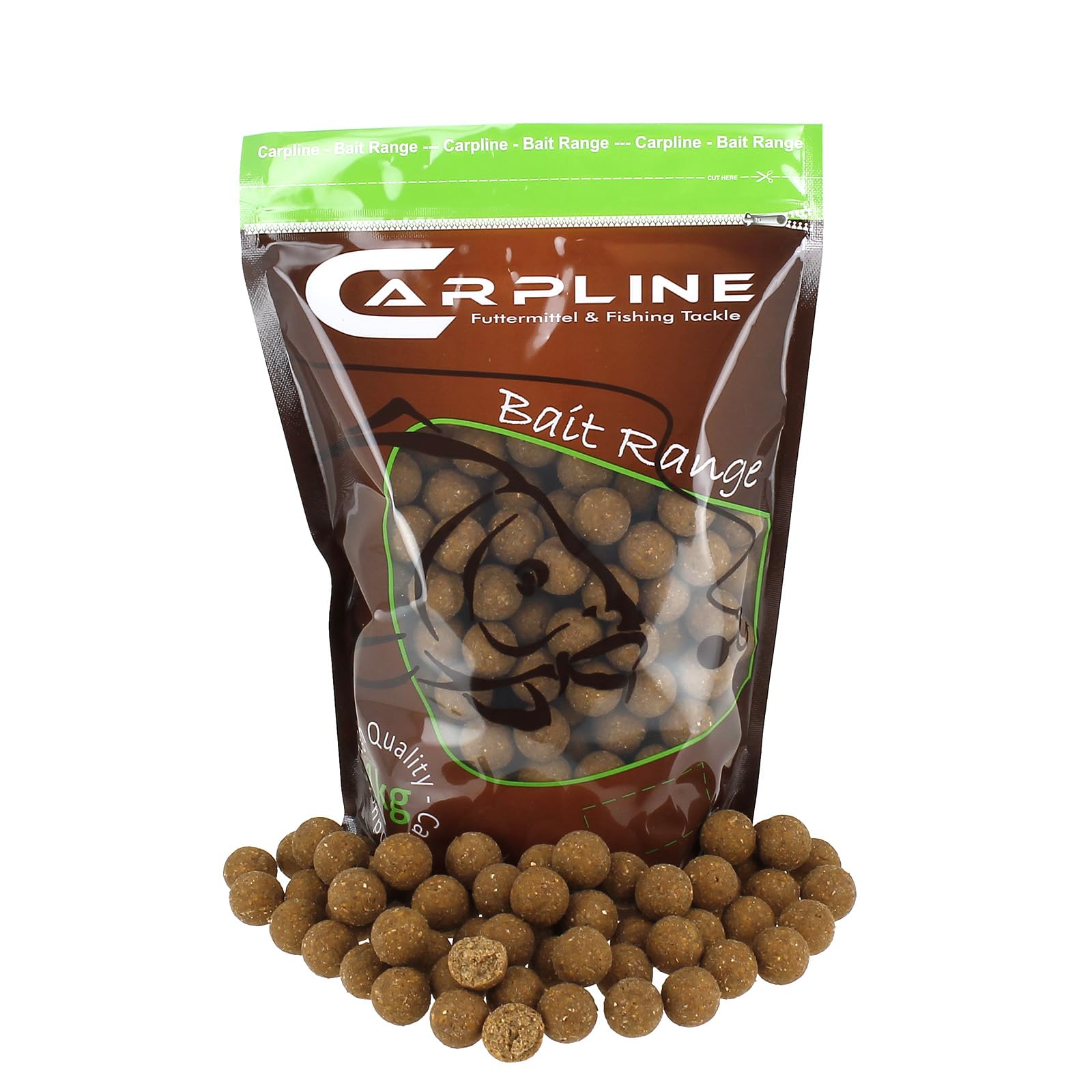 Premium Boilies Leber - 5 kg - 16 mm - Karpfenköder zum Angeln, Futterboilies zum Anfüttern von Karpfen, Carp Baits, Angelfutter mit Lockstoff