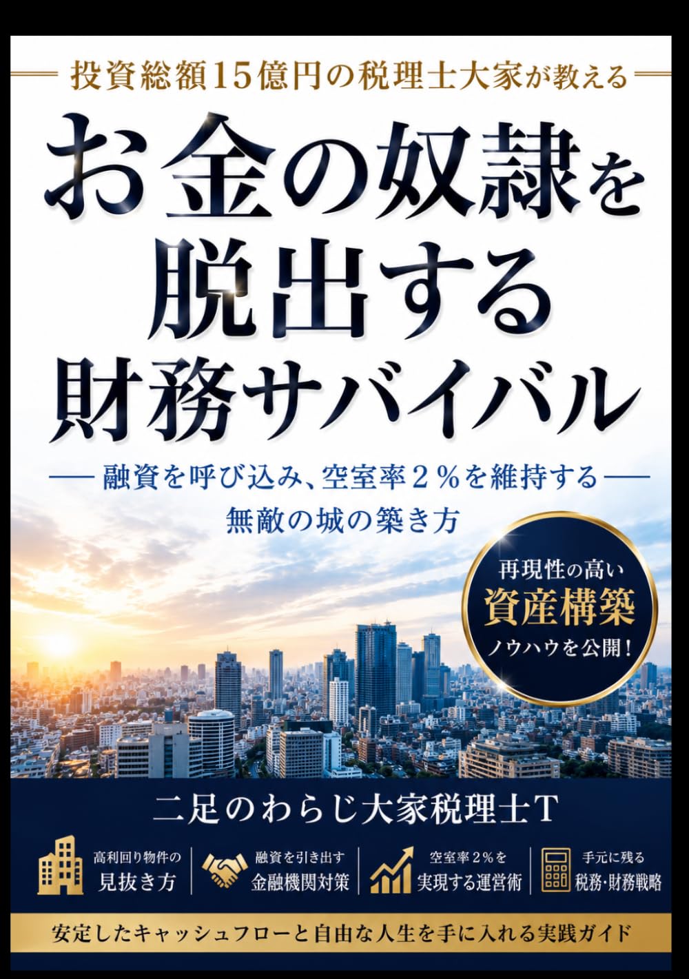 投資総額15億円の税理士大家が教える、お金の奴隷を脱出する財務サバイバル: 融資を呼び込み、空室率2%を維持する「無敵の城」の築き方 (二足のわらじ大家税理士Ｔ)