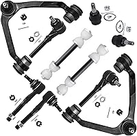 Vista 372 de Detroit Axle - Kit de suspensión frontal de 10 piezas para Dodge Avenger 2008-2014, Chrysler Sebring 2007-2010, 2 brazos de control inferiores, 2