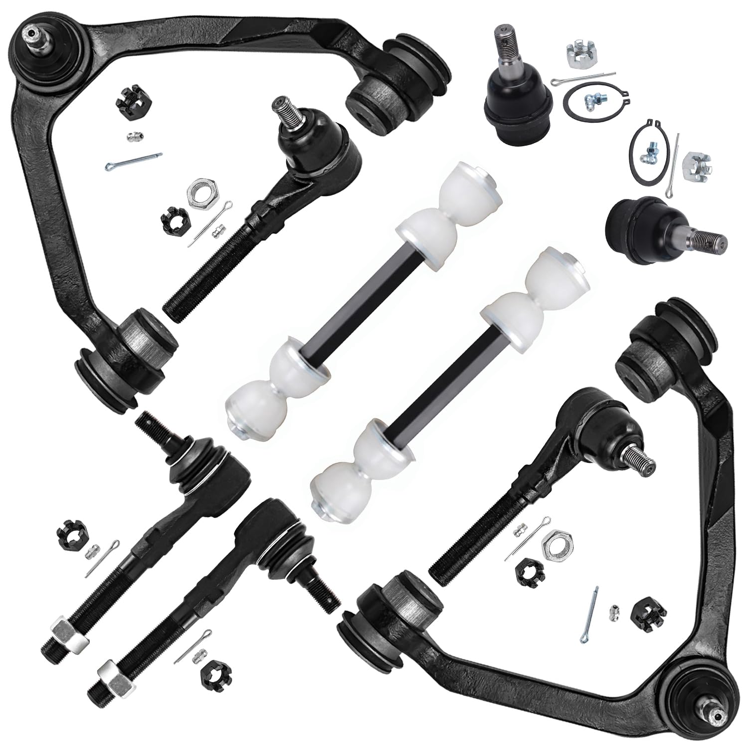 Detroit Axle - 10pc Front End Kit for Ford F-150 F-250 Expedition
