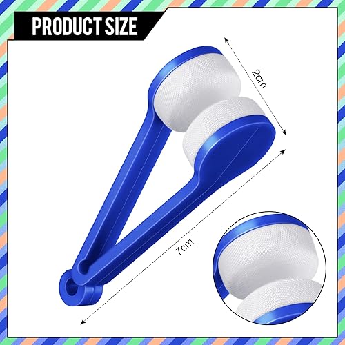 Miniatura 2 de Konohan 40 piezas de mini lentes limpiador de lentes cepillo para lentes Mini cepillo de microfibra limpiador de gafas herramienta de limpieza suave