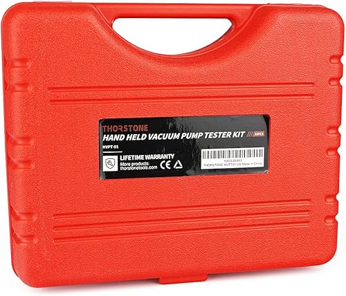 Miniatura 6 de Thorstone Kit de purga de frenos con probador de bomba de vacío de mano  16 piezas de herramienta de purga de embrague de freno con adaptadores para