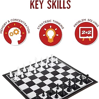 Funskool Chess, White, Funskool, 9414000