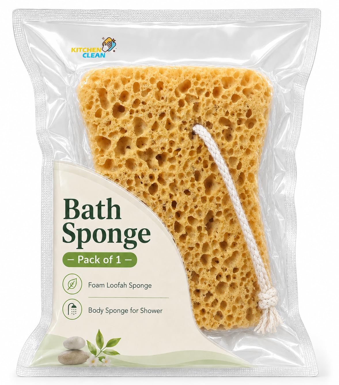 KC Bath Sponge for Men & Women | Soft Foam Loofah for Daily Bathing | Gentle Body Cleaning Shower Sponge for Rich Lather & Smooth Skin | Pack of 1-image-39
