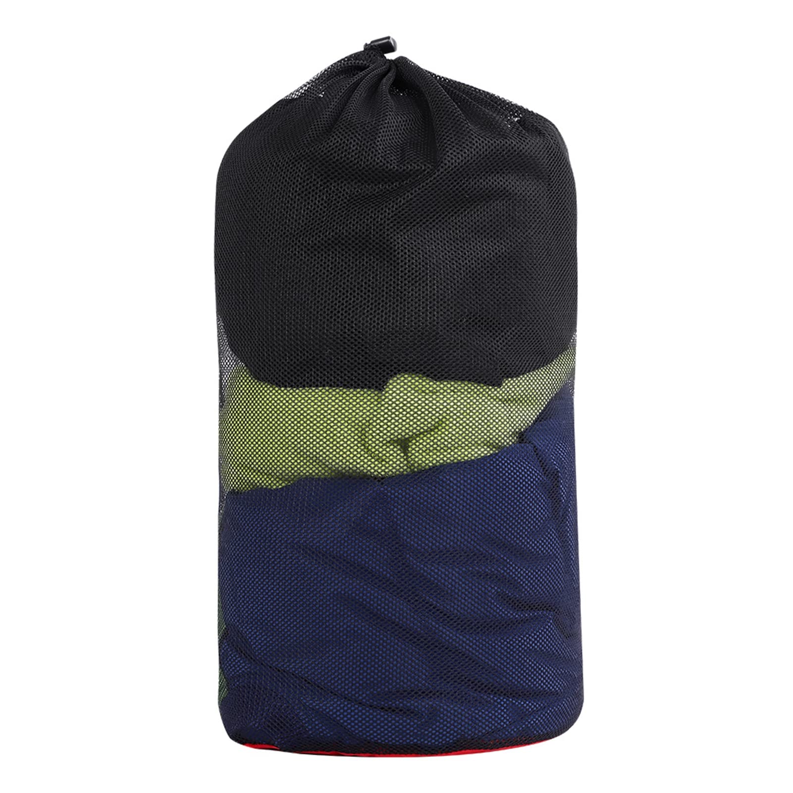 Outdoor Nylon Compression Sleeping Bag Storage Sack for Camping Hiking - Mesh Material for Climbing Fishing Traveling