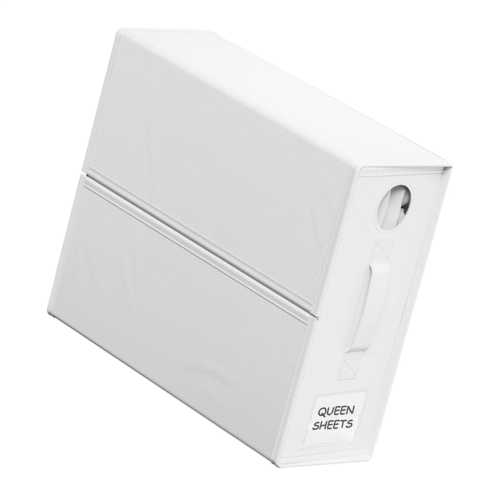 Almacenamiento de sábanas plegable y organizador de armarios con ventana