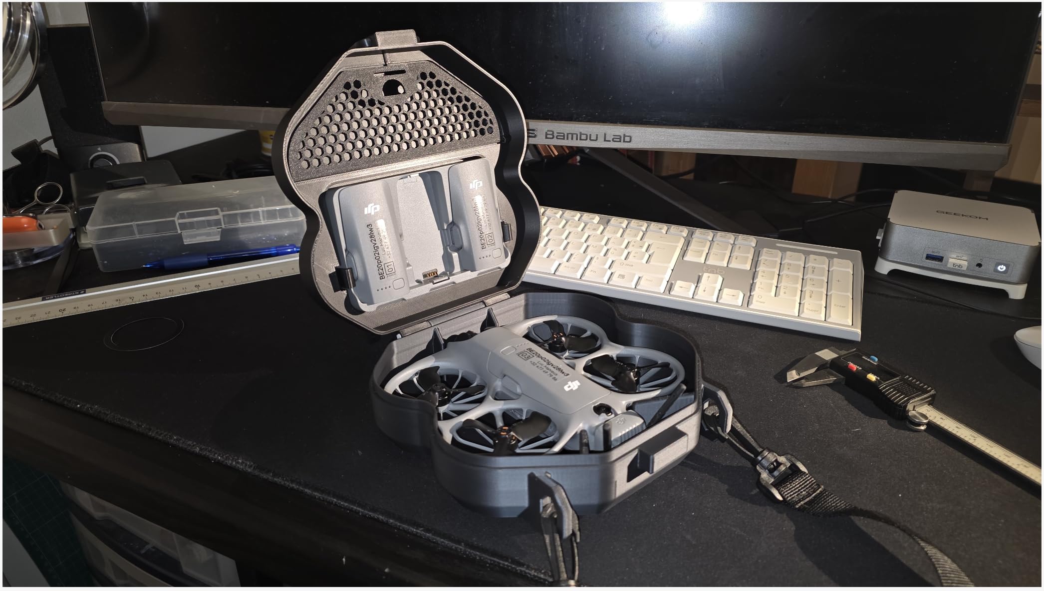 DJI NEO 2 için Darbeye Dayanıklı Saklama Kutusu, Çizilmeye…