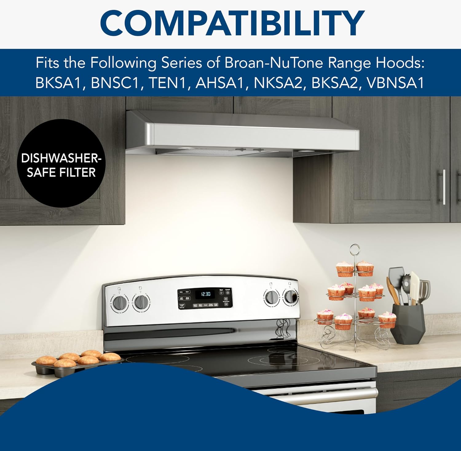 Broan-NuTone HPFA Replacement Filter, 1 Count (Pack of 1)