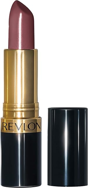 Revlon Super Lustrous Lipstick, High Impact Lipcolour with Moisturising Creamy Formula, Infused with Vitamin E and Avocado Oil in Plum / Berry, Naughty Plum (045)