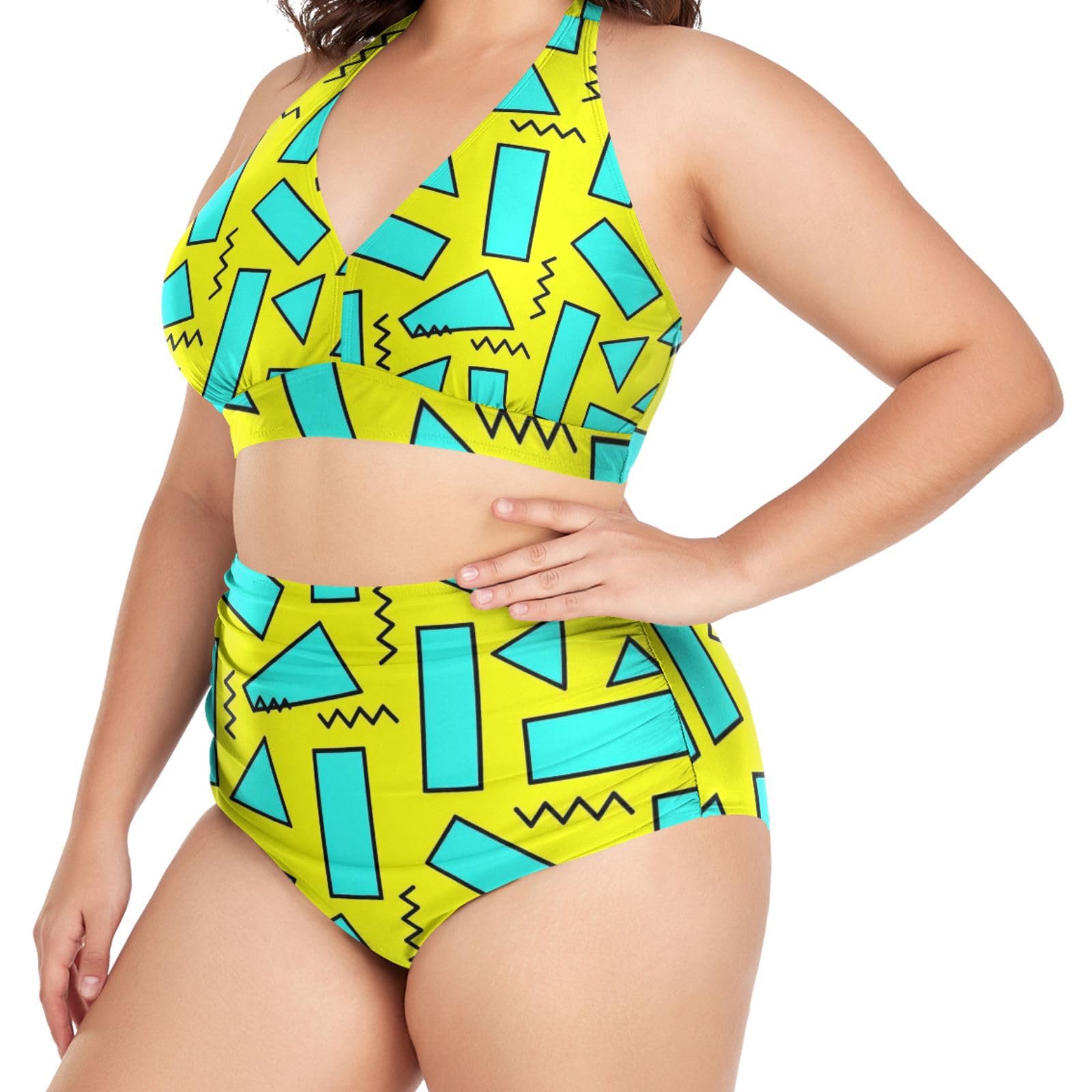 FRODOTGV Stroje kąpielowe damskie plus size L-4XL