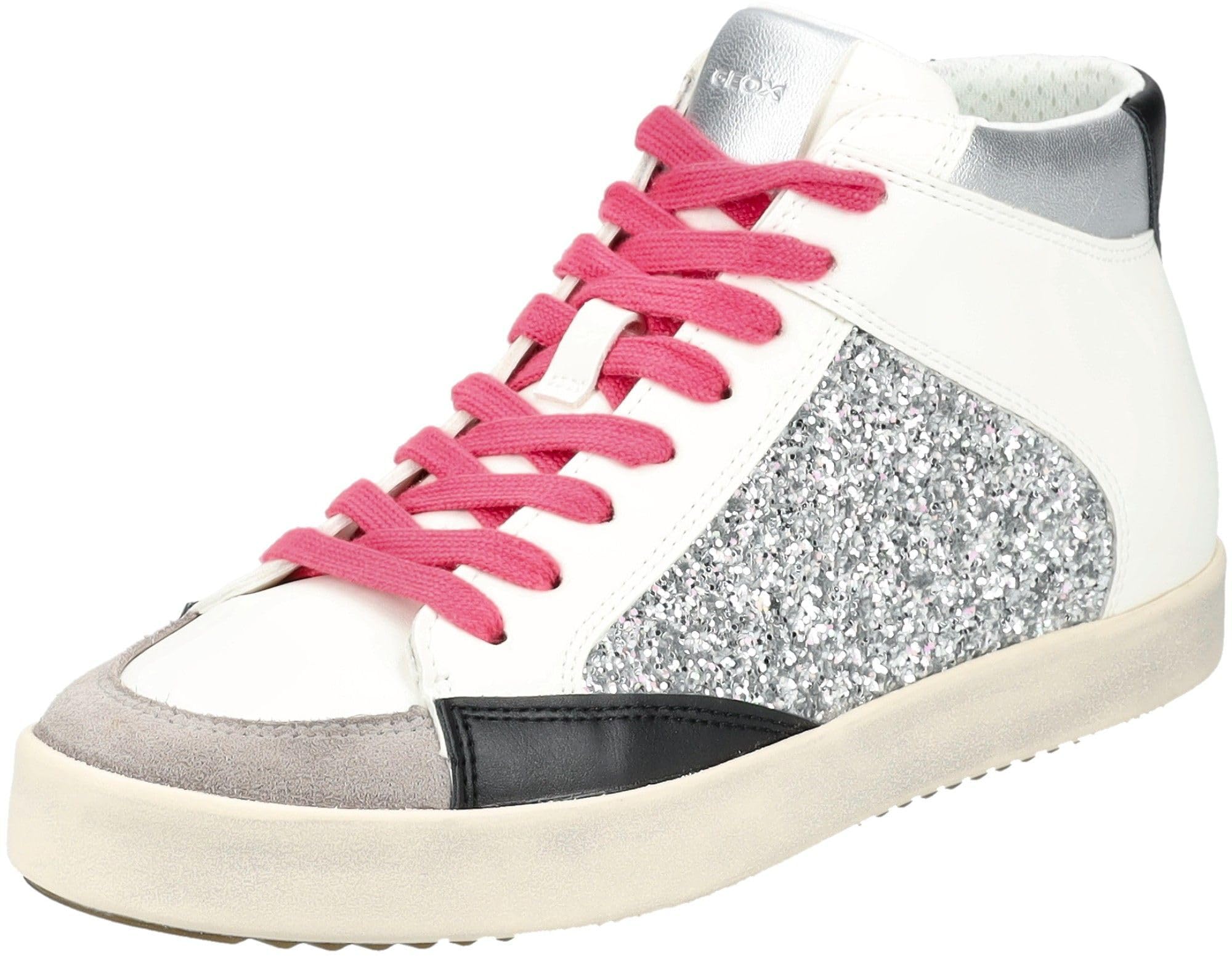 Geox Women's D Blomiee H Trainers, Silver Rock, 2.5 UK