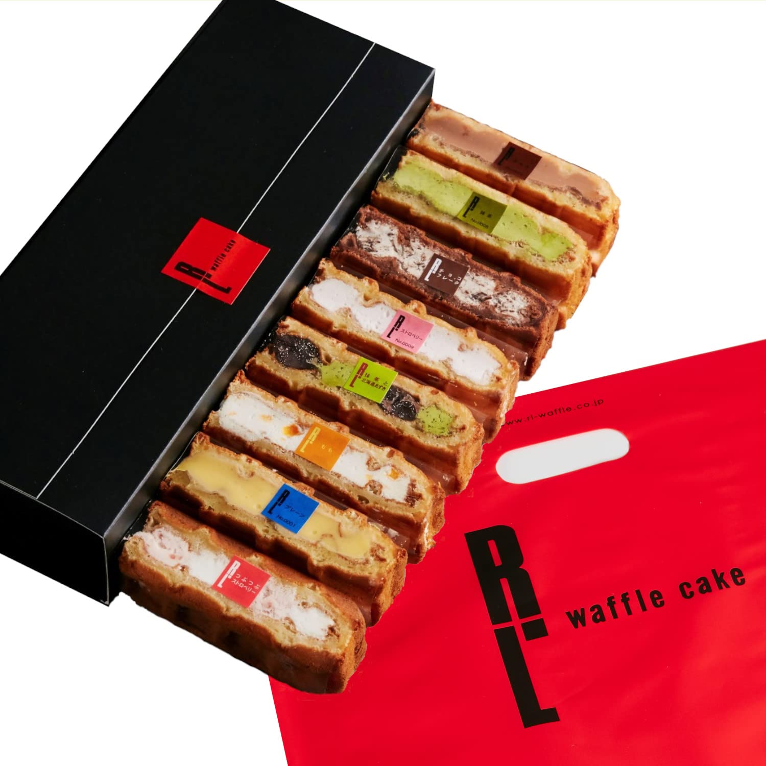 Amazon.co.jp: R.L ワッフル ケーキ お菓子 スイーツ ギフト 8個