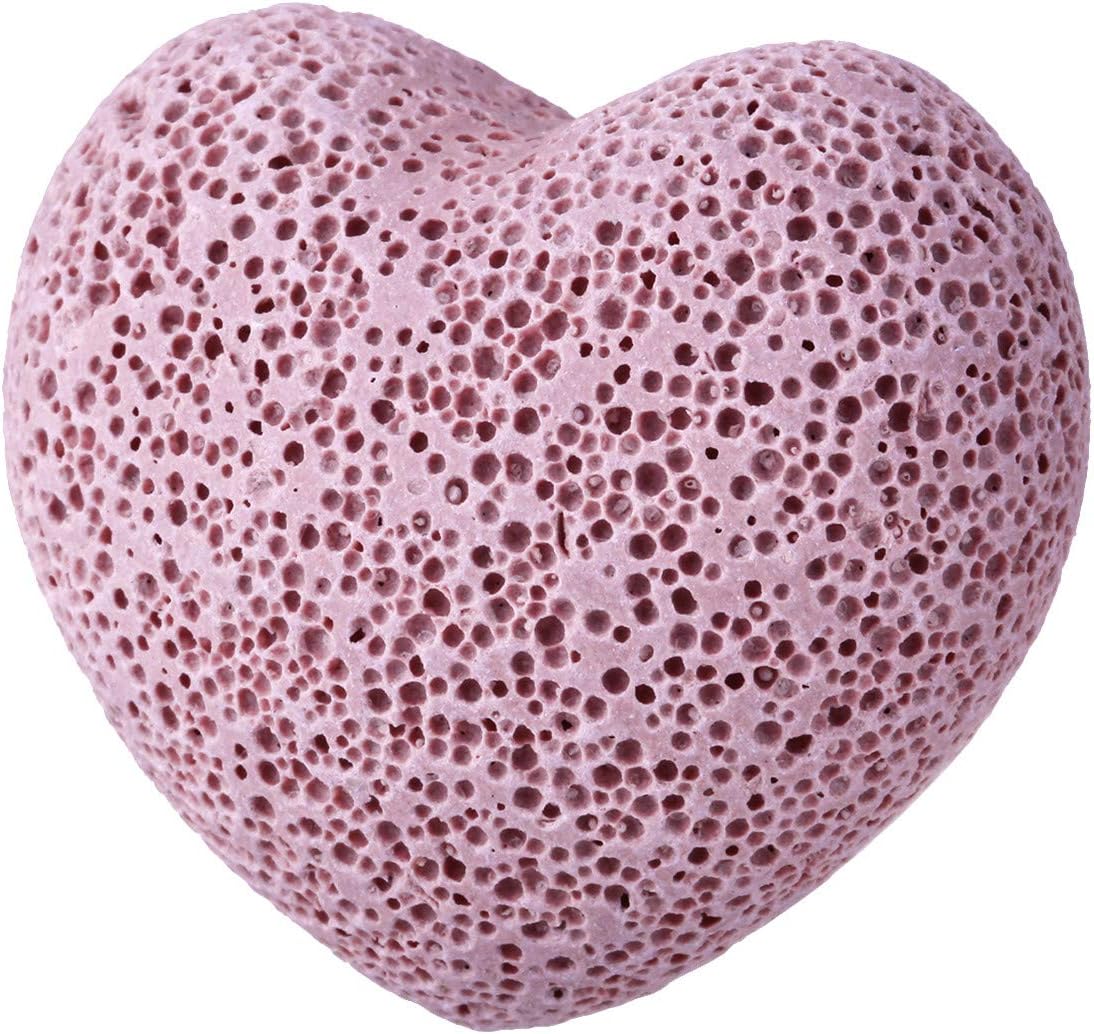 Nupuyai 4pcs Heart Palm Worry Stone for Chakra Reiki Healing Anxiety Pocket Love Stone for Home Office Decoration 45mm Pink - Image 3