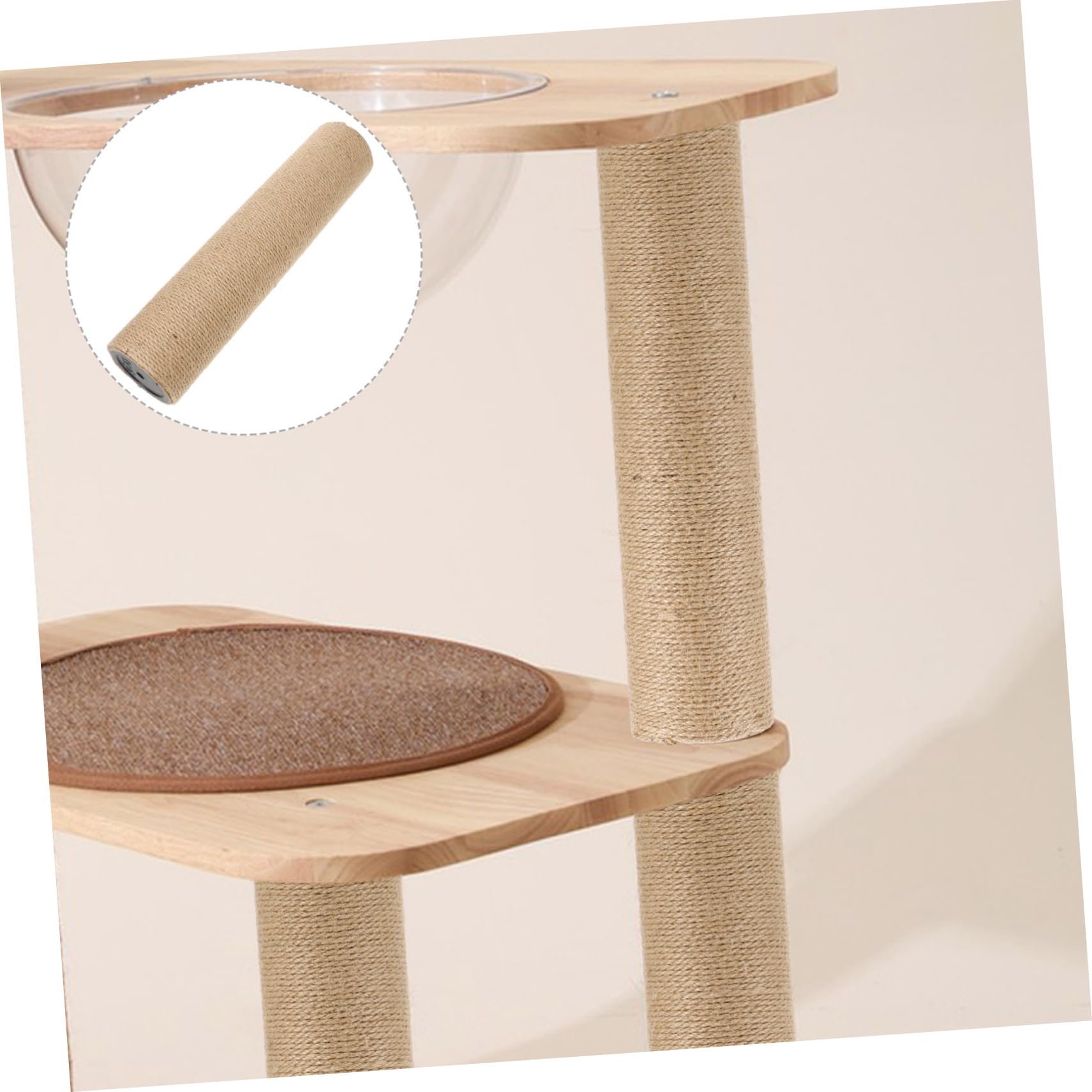 Ersatz Kratzbaum Juteseil Katzenkratzbaum Kratzpfosten Mit Stabilem Sockel Kratzfest Wohnungsgeeignet Für Katzen Indoor Spielzeug