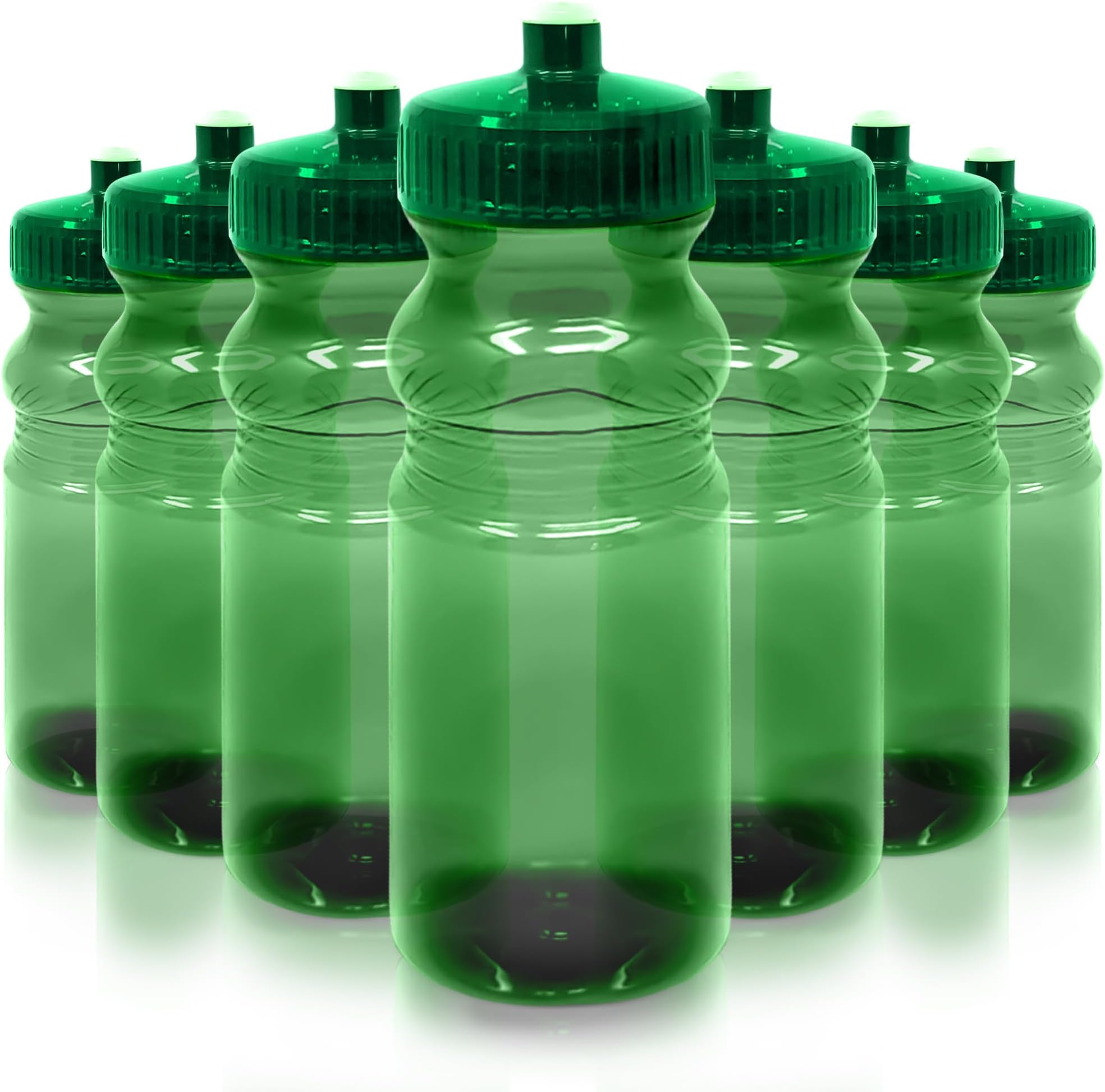 Ziliny 72 Pcs Sports Water Bottles Bulk 20 oz Plastic Water
