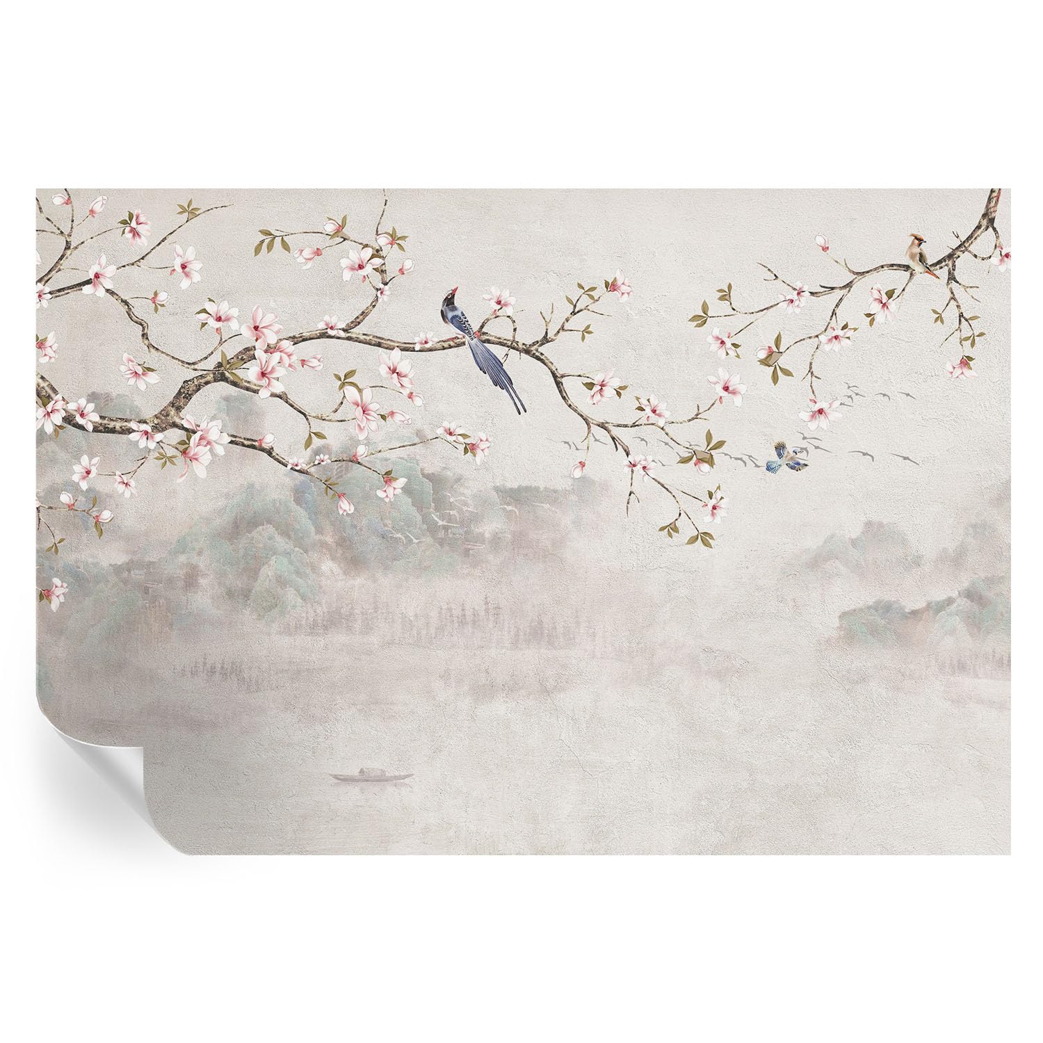 Vinilos decorativos paisaje oriental para crear un salón relajante en casa