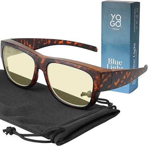 Miniatura 9 de Yogo Vision Se ajusta sobre gafas de bloqueo de luz azul y lentes de computadora sobre tus lentes y lectores