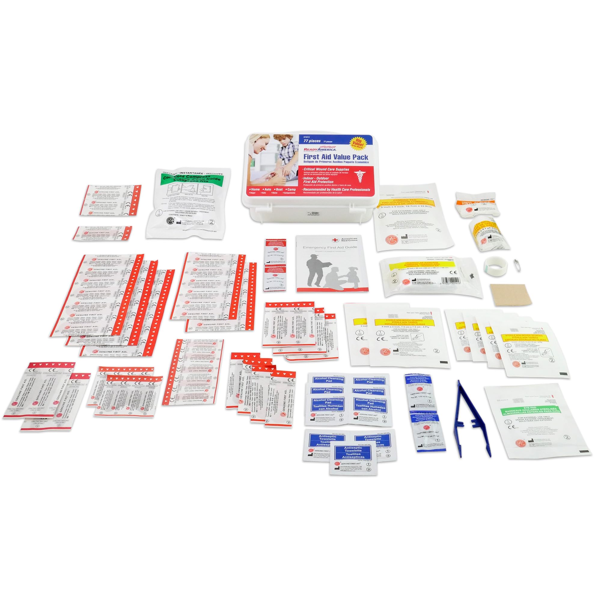 74012 First Aid Value Pack, 77-Piece