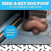 Vista 2 de BigMouth Inc Hide-A-Key, ocultador secreto de llaves de jardín, almacenamiento exterior resistente a la intemperie, soporte seguro para llaves