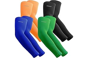 YQXCC Arm Sleeves for Men Women, UPF 50 Cooling UV Sun Protection Sports Compression Sleeves