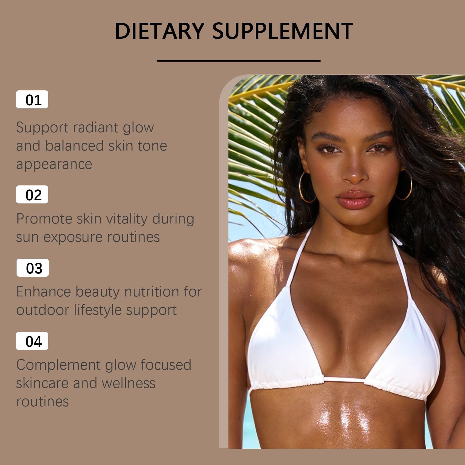 Gummies Bronzer 2026, 20 dni, 5 w 1 Przeciwutleniacze, beta-karoten likopen, przyspiesza wydłużenie opalania, chroni skórę, poprawia naturalny blask, dla mężczyzn i kobiet