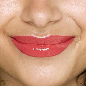 Ellis Faas Hot Lips Lip Stain Liquid Lipstick Intense Color Pigment Vibrant Color Extreme Long Wearing Definition Lustrous High Impact Makeup Soft & Cute Lip Color Stick (405 Bright Coral)